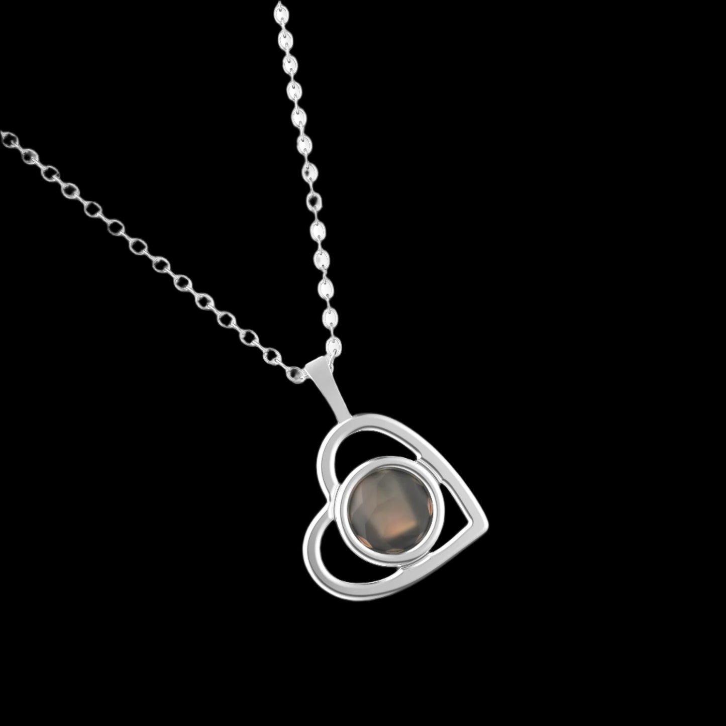 AMOR Custom Photo Projection Necklace