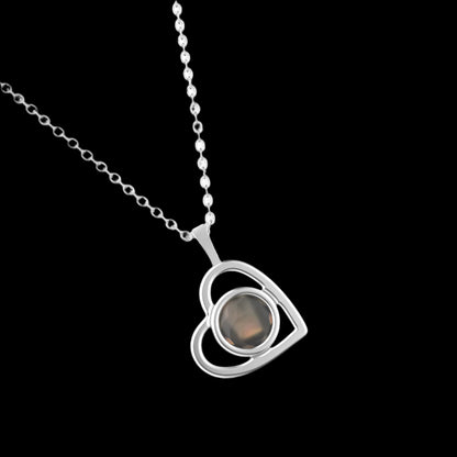 AMOR Custom Photo Projection Necklace